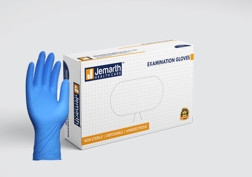 Non Sterile Disposable Nitrile Gloves For Examination Use