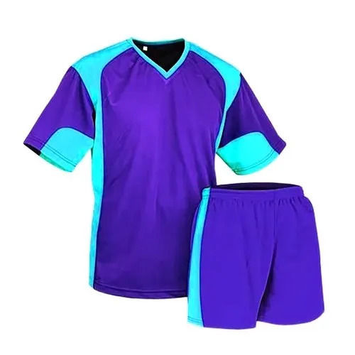 फुटबॉल यूनिफॉर्म के लिए प्लेन कॉटन टी शर्ट और शॉर्ट्स