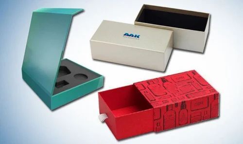 Rectangular Rigid Packaging Boxes For Mobile Storing Use