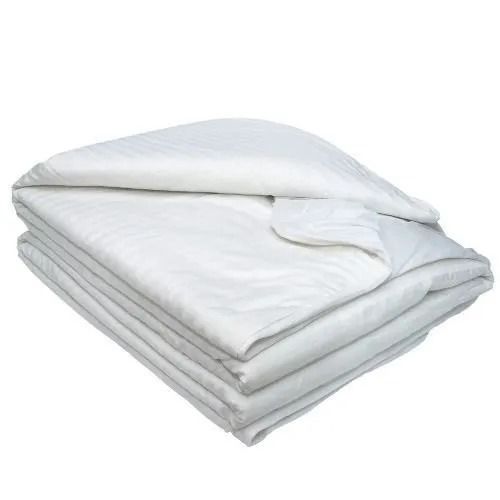 Skin Friendly Washable And Comfortable White Soft Cotton Yoga Blankets