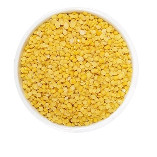 Yellow Round Shape 100 Percent Pure Dried Moong Dal
