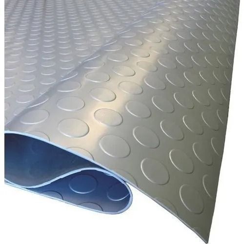 1.2 Mm Thick 2.5 Mpa Strength Anti Skid Corrugated Rubber Sheet Ash %: 5%