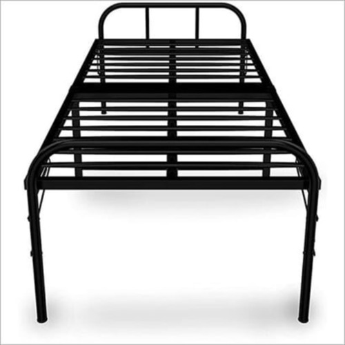 Black Mild Steel Single Bed Frame