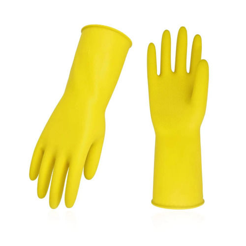 Full Fingered Waterproof Reusable Plain Latex Household Glove