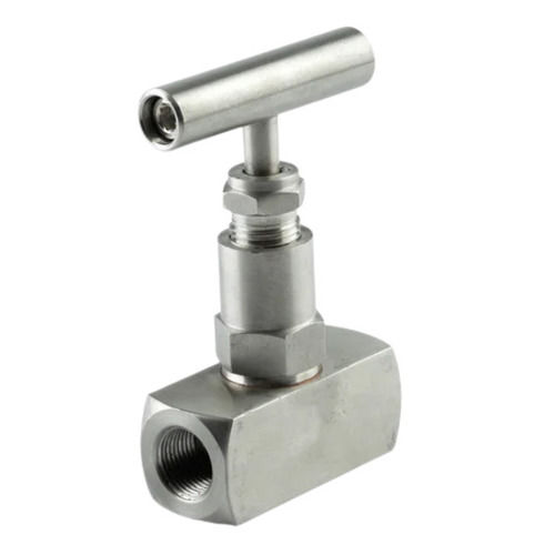 Silver Galvanized Medium Pressure Stainless Steel Needle Valve For Plumbing Use