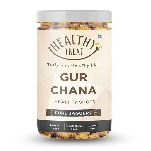 Healthy Treat Roasted Chickpeas With Natural Jaggery 80 Gm Pack
