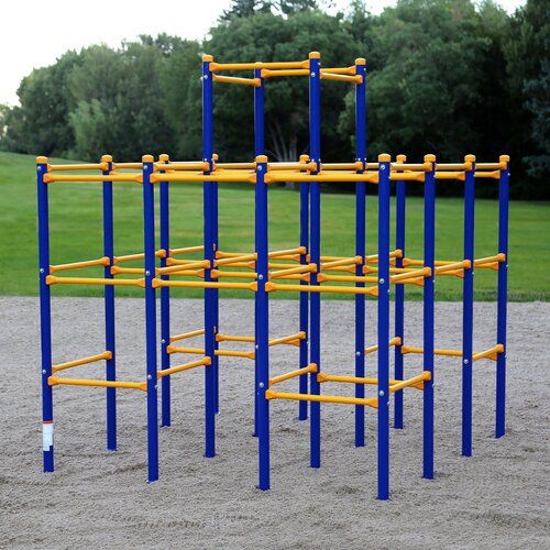 Kids Square Jungle Gym For Garden