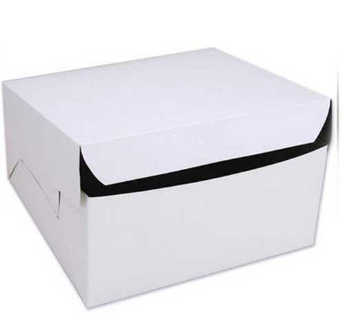 Plain Cardboard Cake Packaging Box Without Window