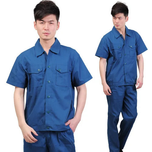 Plain Cotton Ward Boy Uniform For Hospital Staff Use