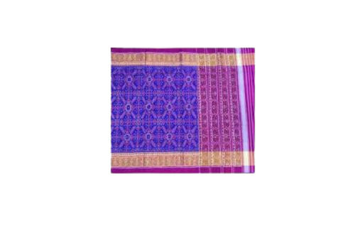 Blue Premium Quality And Lightweight Comfortable Silk Patola Saree