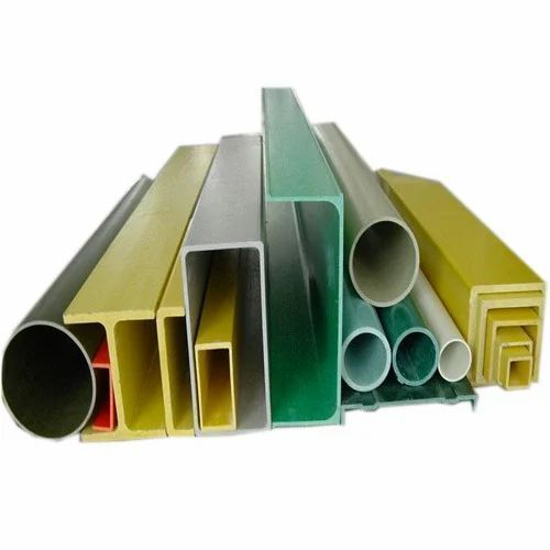 3.2 Mm Thick Color Coated Polished Finish Frp Profiles Application: Industrial