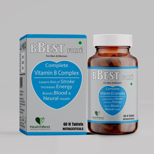 B Best Forte Vitamin B Complex Tablet For Men And Women Ingredients: 1) Thiamine
2) Riboflavine
3) Pyridoxine
4) Nicotinamide