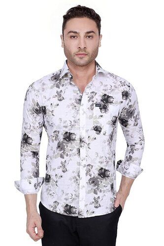 Comfortable Full Sleeves Casual Wear Cotton Printed Mens Shirts Age Group: 18 Year Above