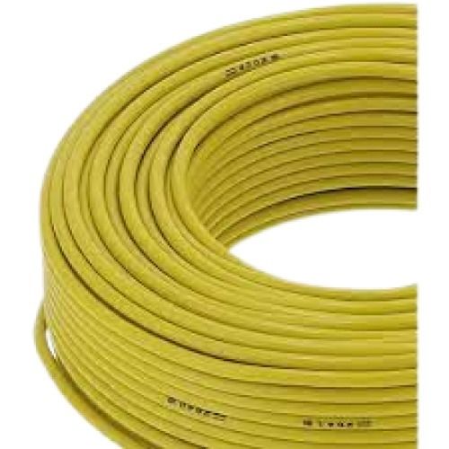 Copper Conductor Yellow Electrical Wire Cable Capacity: 9 Ampere (Amp)