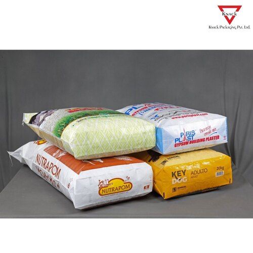 Multiple Eco Friendly Pp Woven Block Bottom Packaging Bags