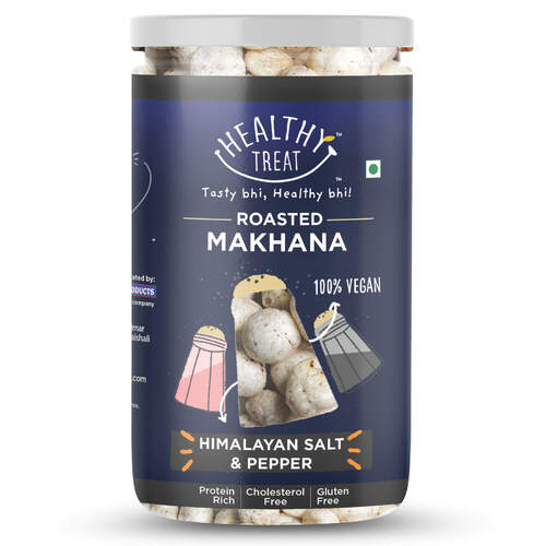 Healthy Treat Roasted Himalayan Salt And Pepper Makhana 