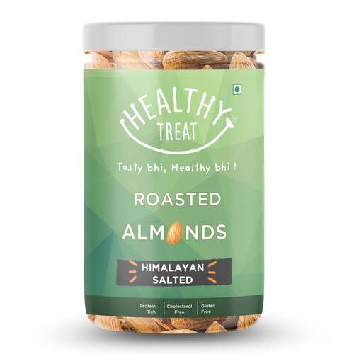 Healthy Treat Roasted Himalayan Salted California Almond, 100 Gm