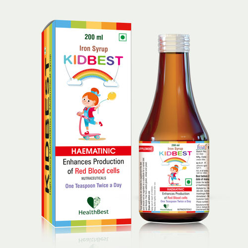 Kidbest Iron Syrup - Haematinic (200Ml) Health Supplements