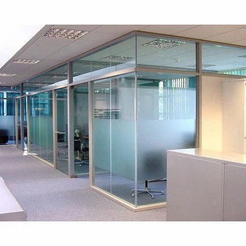 Rectangular Shower Toughened Glass Office Partition