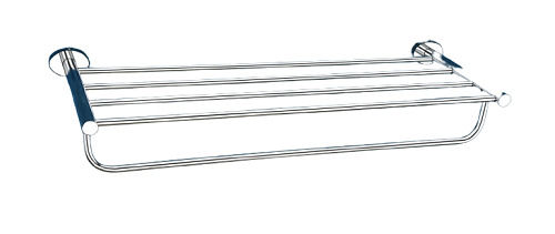 Silver Round Stainless Steel Towel Rods