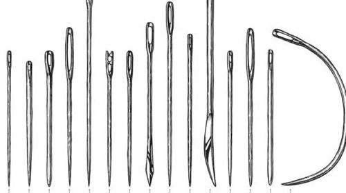 Steel Silver Color Hand Sewing Needle