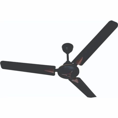 Three Phase 3 Blades Coffee Brown Electric Ceiling Fan Blade Material: Metal