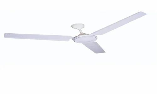 Three Phase White Electrical Ceiling Fan With Three Blades