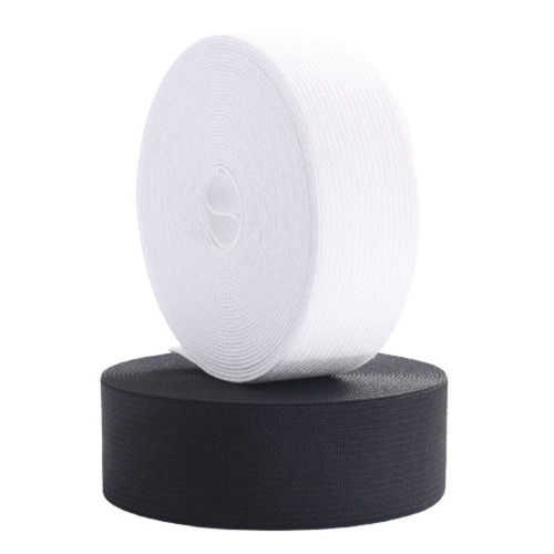 1 Inches Wide Plain Polyester Elastic Band For Garments Use