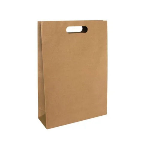  3 किलो मैक्स लोड रिसाइकिलेबल प्लेन डी कट क्राफ्ट पेपर बैग 