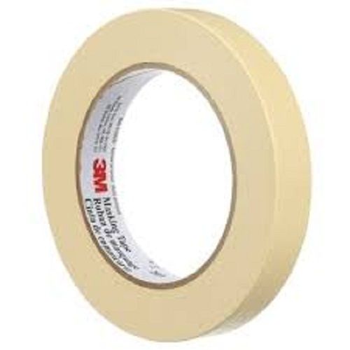 Yellow 3M Single Sided Masking Tape With 0.12Mm Thickness