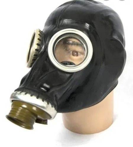 Double Protection Half Face Polycarbonate Gas Mask For Industrial Use