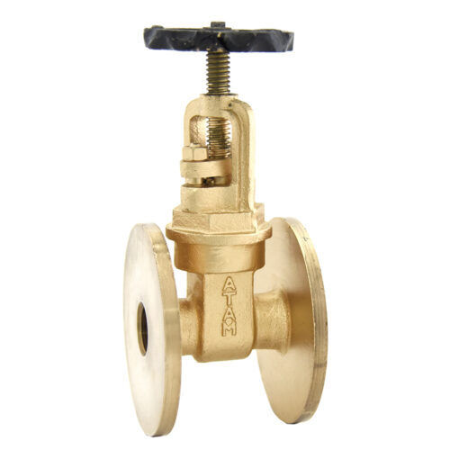 Golden Flanged Ends Class-1 Bronze Gate Valve