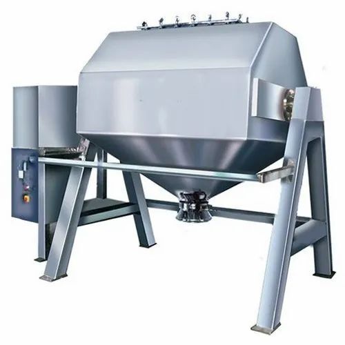 Stainless Steel Octagonal Blender - 100 Liters Capacity, 415 Volt Three Phase, Silver Color, 3 Horsepower, Automatic Control Mode