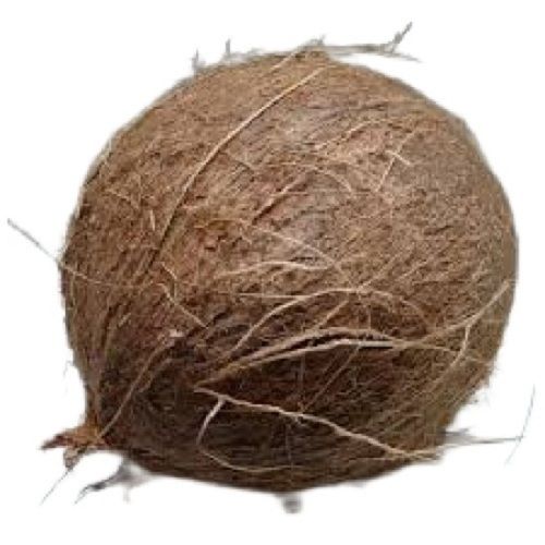 Semi Hushed Round Shape Brown Copra Coconut