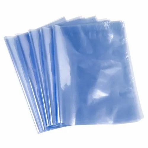 0.10 Mm Thick Plain Glossy Finished Pvc Shrink Pouch For Packaging Use
