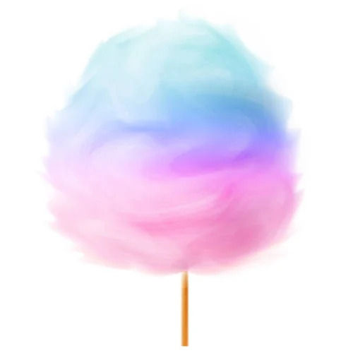 100% Tasty And Delicious Multi-Color Cotton Candy