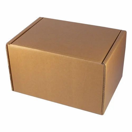 14x8.5x4.5 Inches Rectangular Plain Matte Finished Corrugated Packaging Box