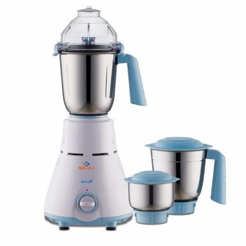 500 Watt 240 Voltage 50 Hertz Three Jar Stainless Steel Mixer Grinder With 1.5 Meter Wire