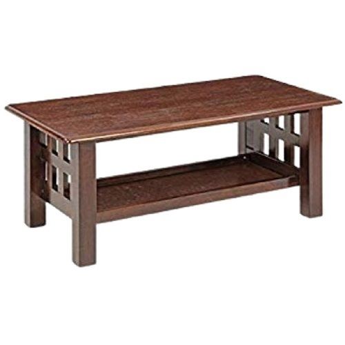 Machine Made 55 X 105 X 40 Dark Brown Wood Tea Table