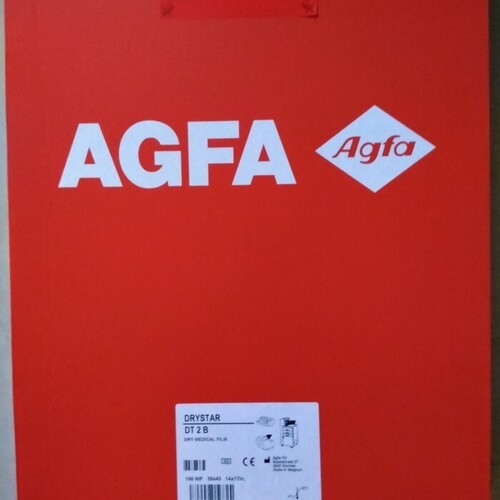 Agfa Drystar Dt 2B Dry Medical X Ray Film, Pack Of 50 Films Dimension(L*W*H): 10X12 Inch (In)