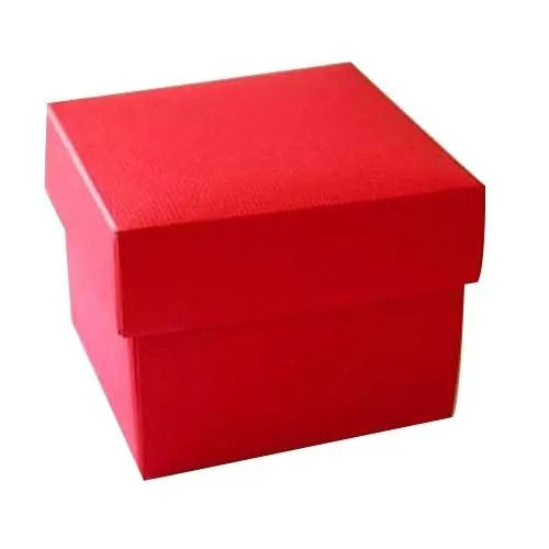 Bio Degradable Red Square Laminated Corrugated Boxes For Packaging