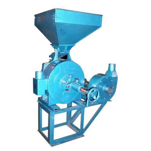 Blue Galvanized Steel Body Automatic Chili Grinding Machine For Industrial Use