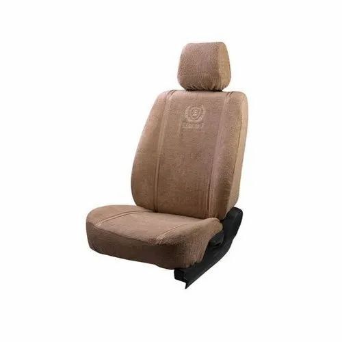 Plain Dyed Machine Washable Matte Finished Cotton Car Seat Cover Vehicle Type: Four Wheeler