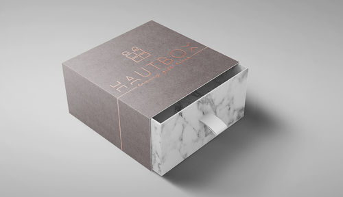 Square Shape Printed Jewellery Packaging Box 