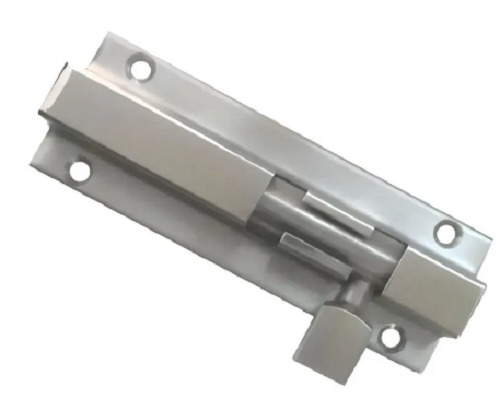 Stainless Steel Tower Bolt - Color: Silver