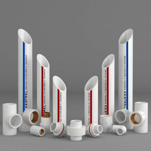 Weather Proof White Upvc Round Pipe Fittings For Structure Pipe And Building Construction