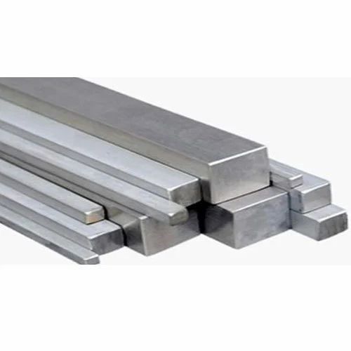 Silver 10.3 Mm Thick Rectangular Polished Finish Aluminium Bar For Construction Use