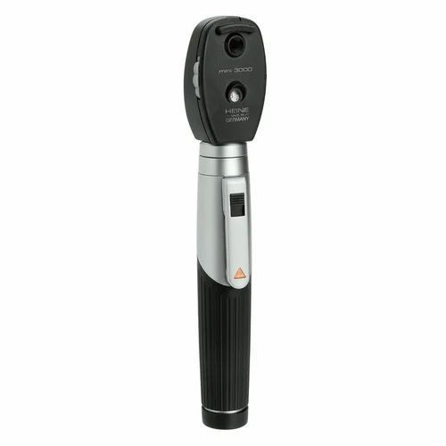 15 Inch 3.5 Voltage Stainless Steel Ophthalmoscope With Battery Handle For Hospital Use