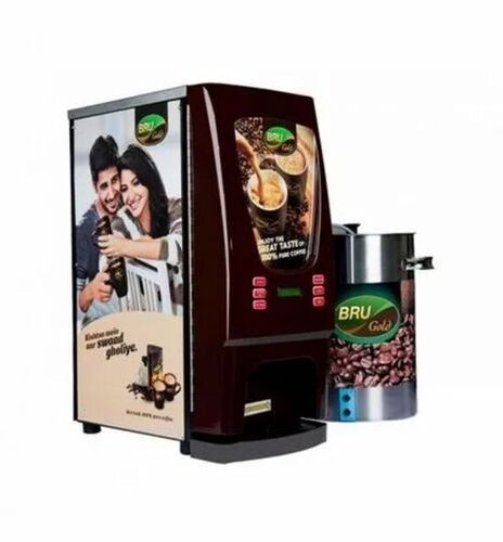 Automatic 220 Voltage Single Phase Powder Coated Mild Steel Coffee Vending Machine