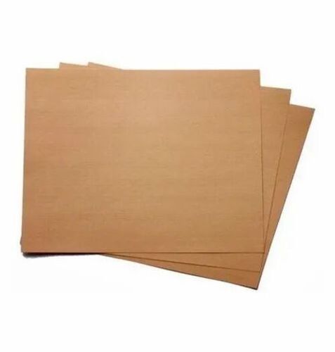 2mm Thick A4 Size Rectangular Plain Wood Pulp Kraft Paperboard